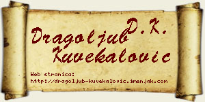 Dragoljub Kuvekalović vizit kartica